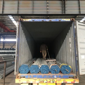 galvanized steel loaded container