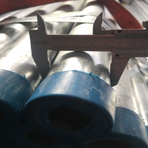 galvanized steel pipe diameter test