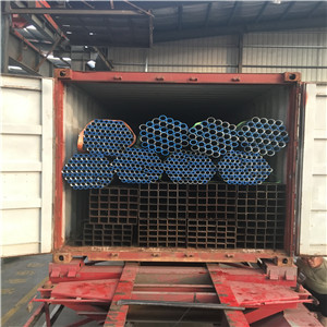 galvanized threaded pipe loaded container