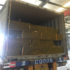 loading containers powder coating square tube