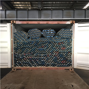 threaded pipe loaded container